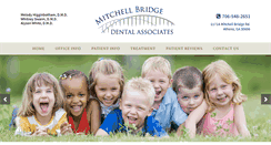 Desktop Screenshot of mitchellbridgedental.com